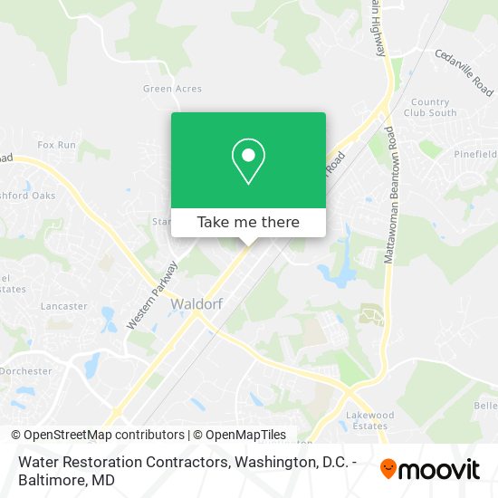 Water Restoration Contractors map