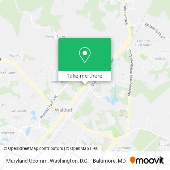 Maryland Ucomm map