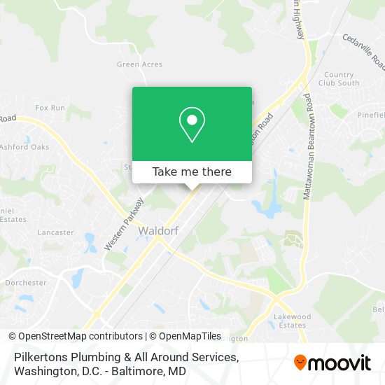 Mapa de Pilkertons Plumbing & All Around Services