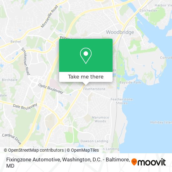 Fixingzone Automotive map