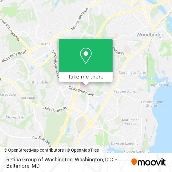 Retina Group of Washington map