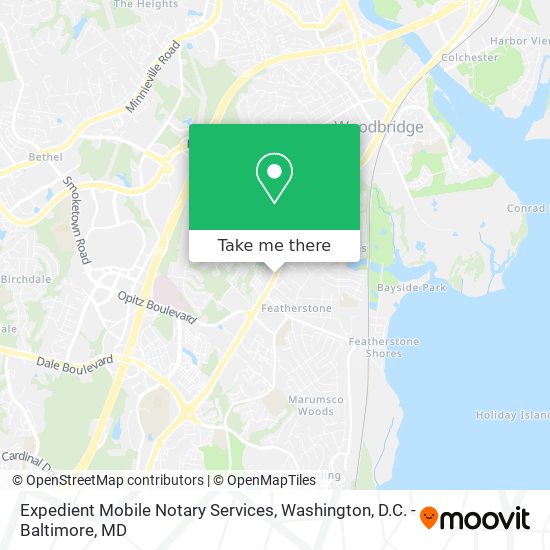 Expedient Mobile Notary Services map