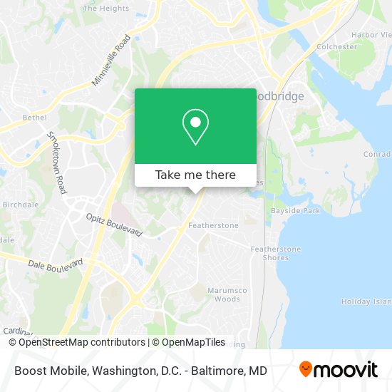 Boost Mobile map