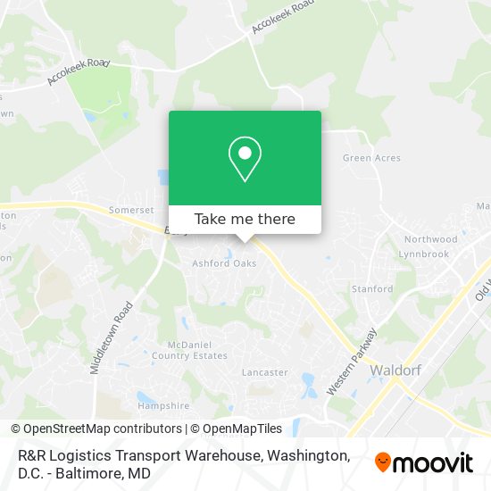 Mapa de R&R Logistics Transport Warehouse