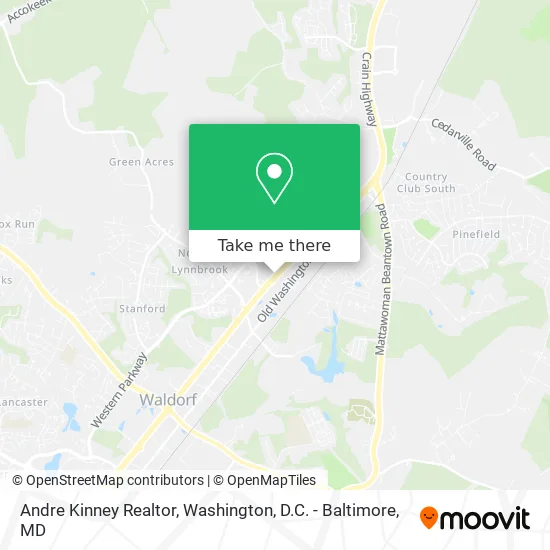 Andre Kinney Realtor map