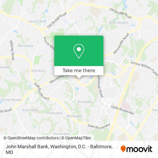John Marshall Bank map