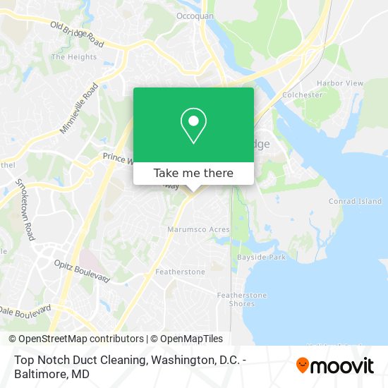 Mapa de Top Notch Duct Cleaning