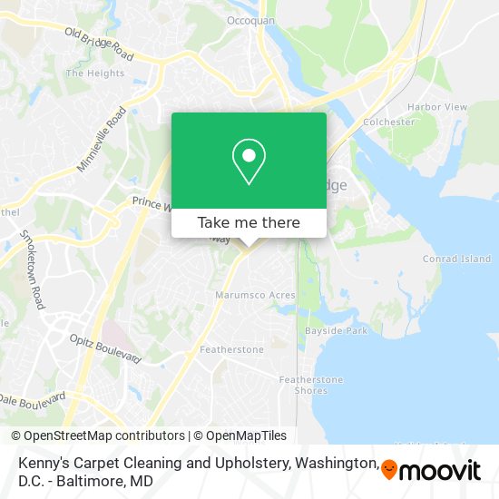 Kenny's Carpet Cleaning and Upholstery map