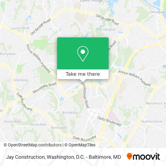 Jay Construction map