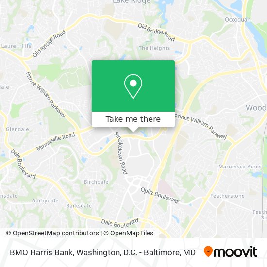 BMO Harris Bank map