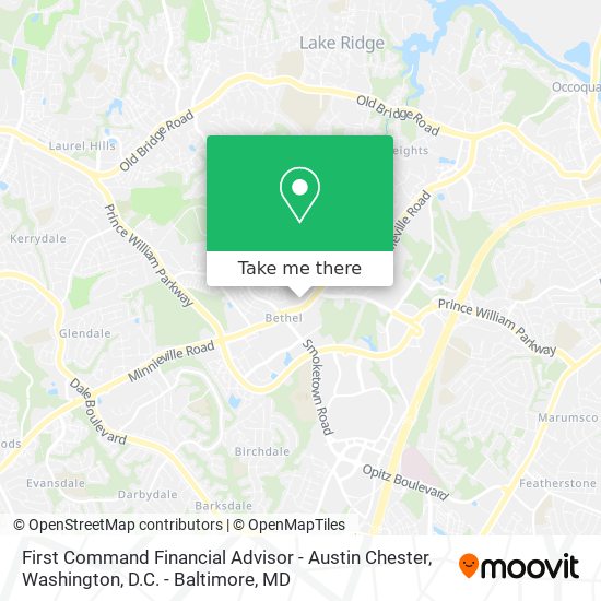 Mapa de First Command Financial Advisor - Austin Chester