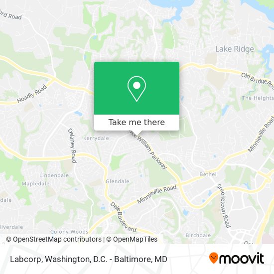 Mapa de Labcorp