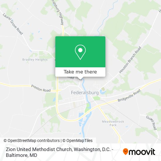 Mapa de Zion United Methodist Church