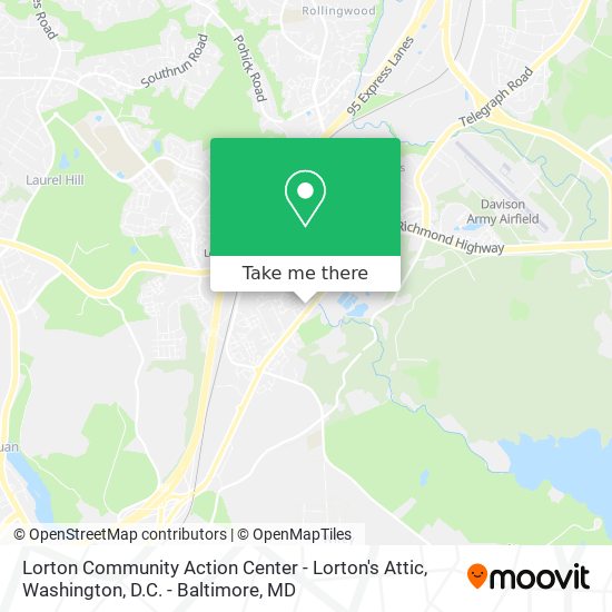 Lorton Community Action Center - Lorton's Attic map