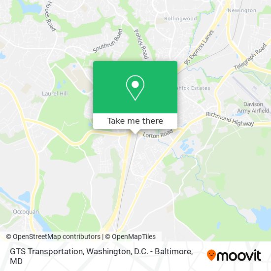 GTS Transportation map