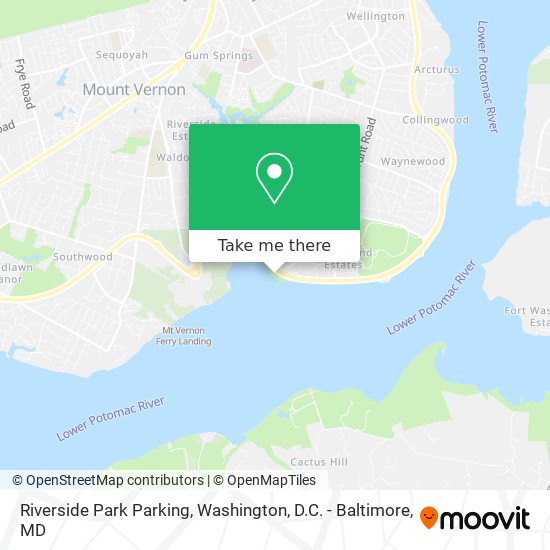 Mapa de Riverside Park Parking