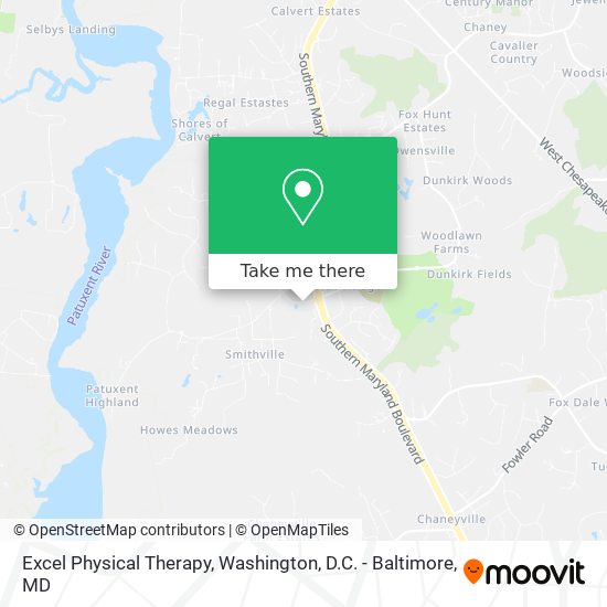 Excel Physical Therapy map