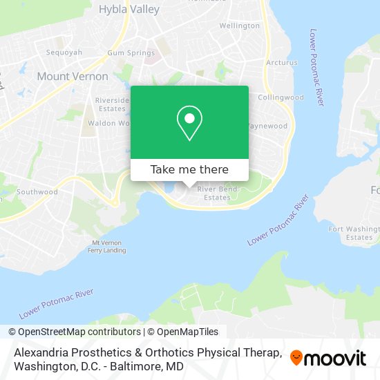 Alexandria Prosthetics & Orthotics Physical Therap map