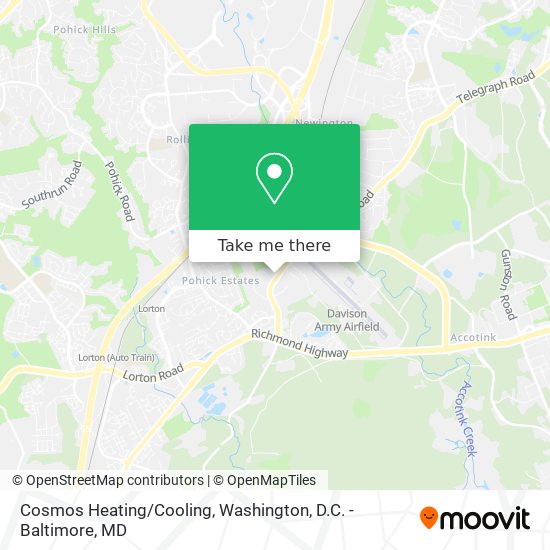 Cosmos Heating/Cooling map