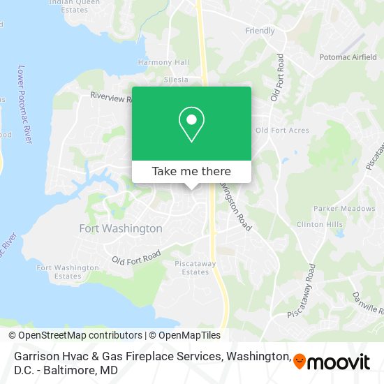 Mapa de Garrison Hvac & Gas Fireplace Services