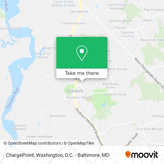 ChargePoint map