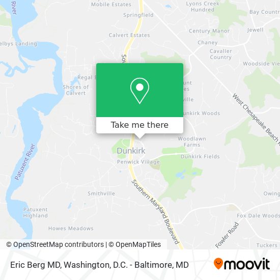 Eric Berg MD map