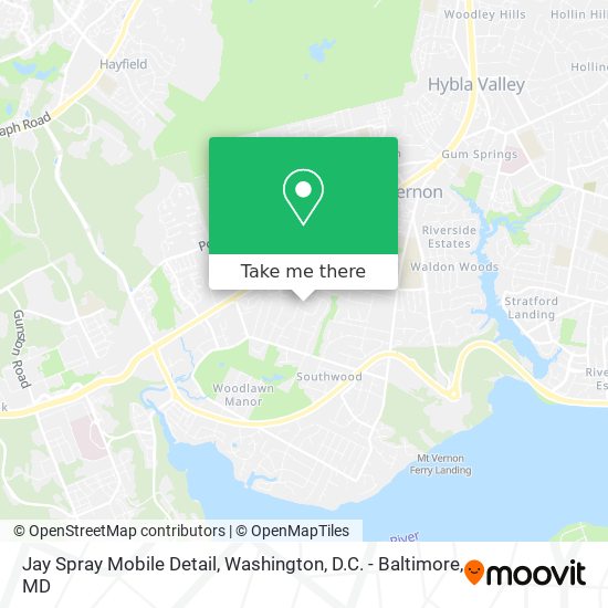 Mapa de Jay Spray Mobile Detail