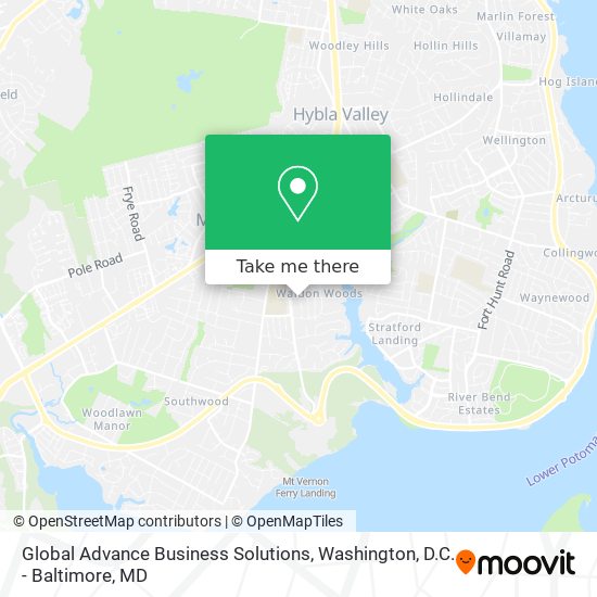 Global Advance Business Solutions map