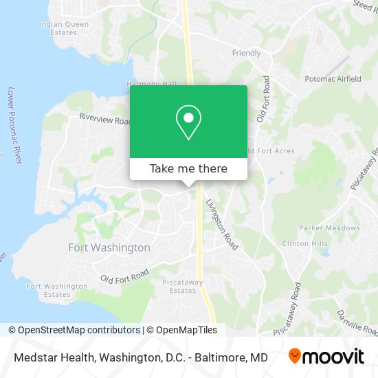 Mapa de Medstar Health