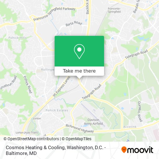 Cosmos Heating & Cooling map