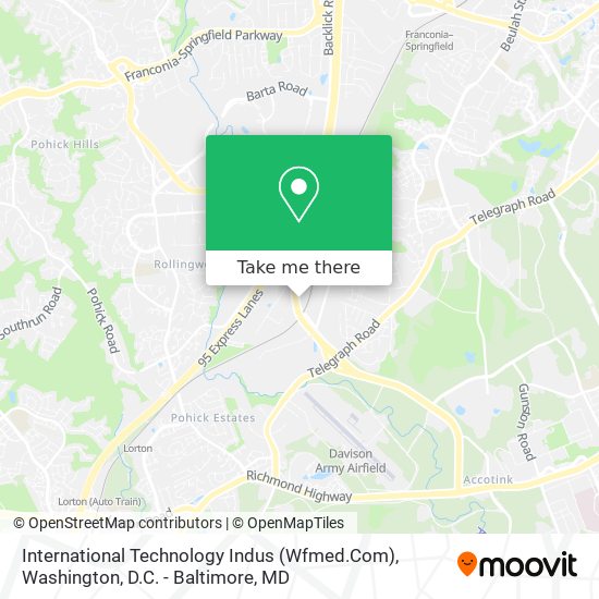 Mapa de International Technology Indus (Wfmed.Com)