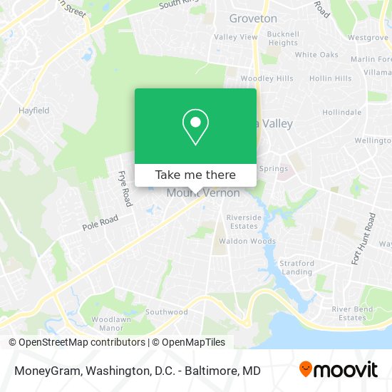 MoneyGram map