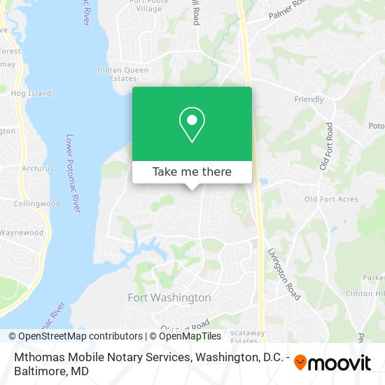 Mapa de Mthomas Mobile Notary Services