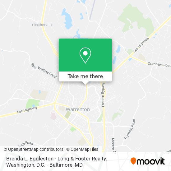Brenda L. Eggleston - Long & Foster Realty map