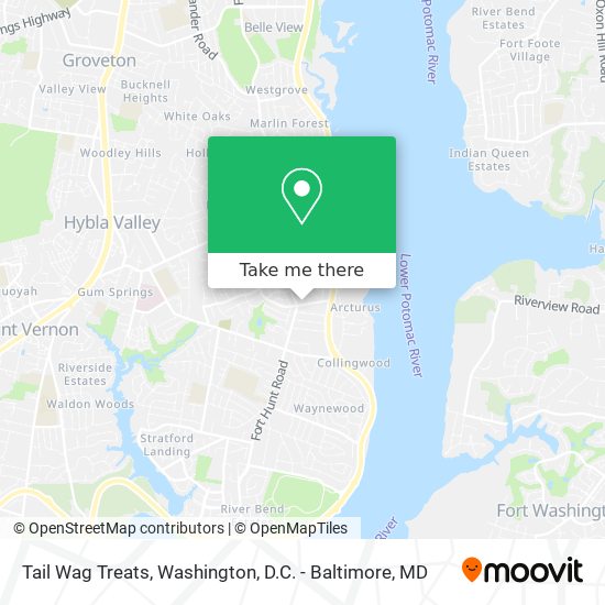 Tail Wag Treats map