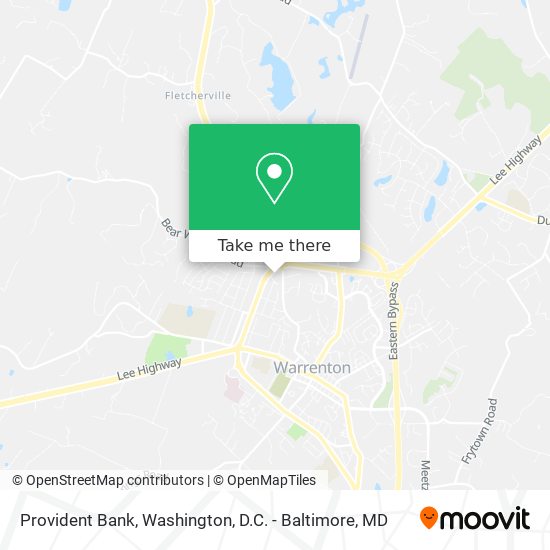 Provident Bank map