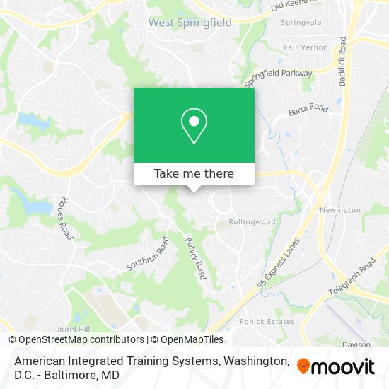 Mapa de American Integrated Training Systems