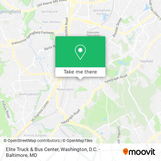 Elite Truck & Bus Center map