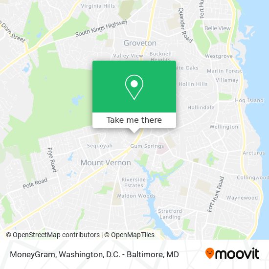 MoneyGram map