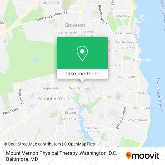 Mapa de Mount Vernon Physical Therapy