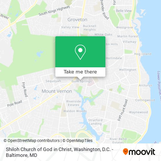Shiloh Church of God in Christ map
