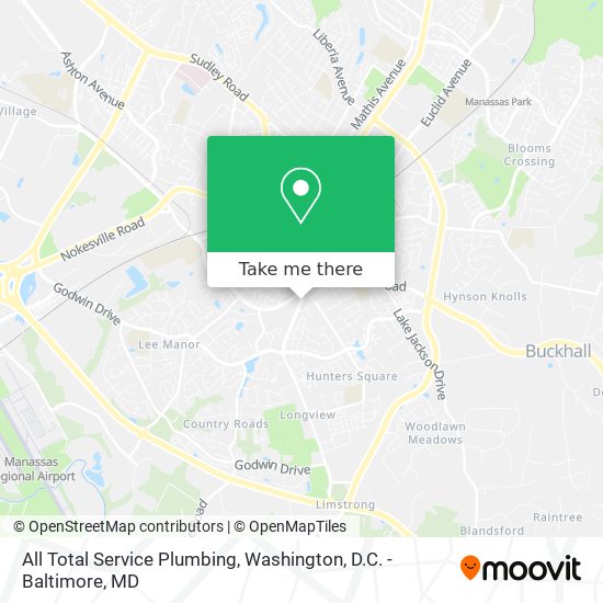 All Total Service Plumbing map