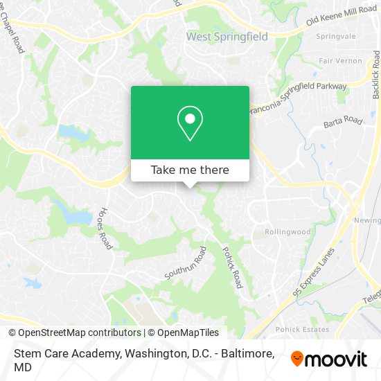 Stem Care Academy map