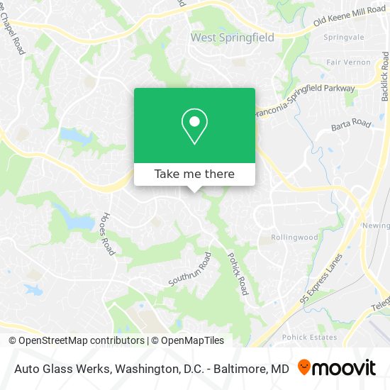 Auto Glass Werks map