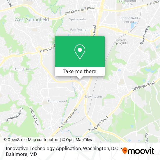 Innovative Technology Application map