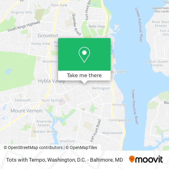 Mapa de Tots with Tempo