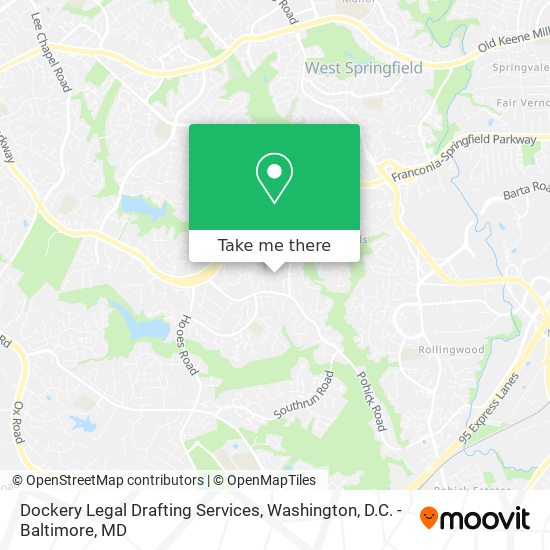 Dockery Legal Drafting Services map