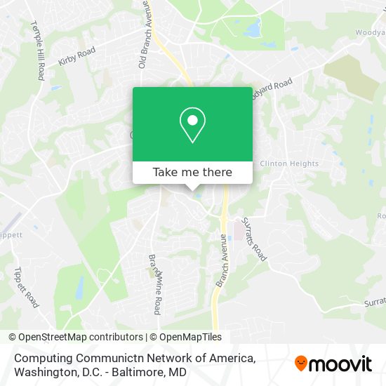 Mapa de Computing Communictn Network of America