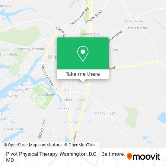 Pivot Physical Therapy map