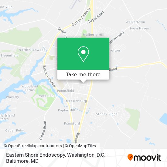 Eastern Shore Endoscopy map